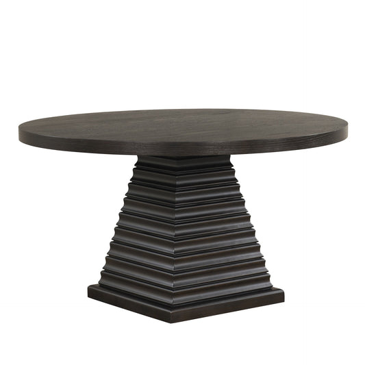 Plateau - Round Dining Top - Rustic Espresso