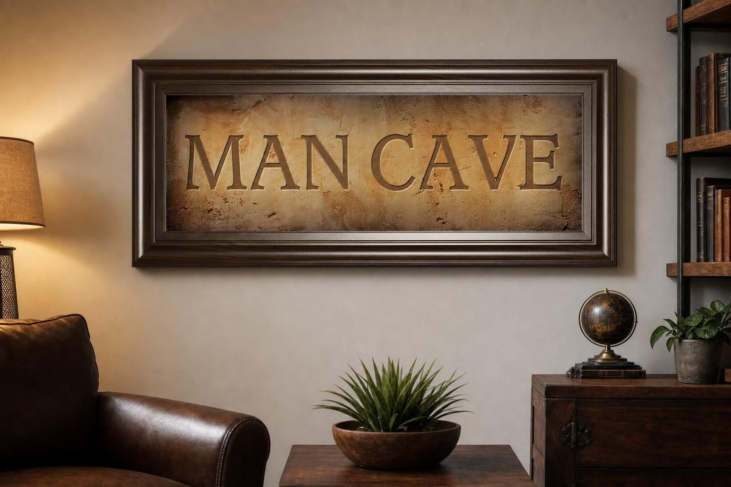 18x42 Man Cave By John Jones - Light Brown