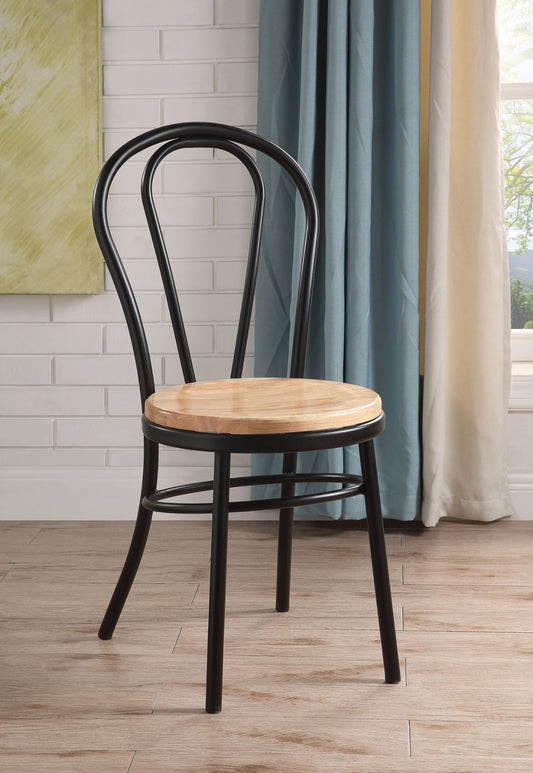 Jakia - Side Chair (Set of 2) - Natural & Black