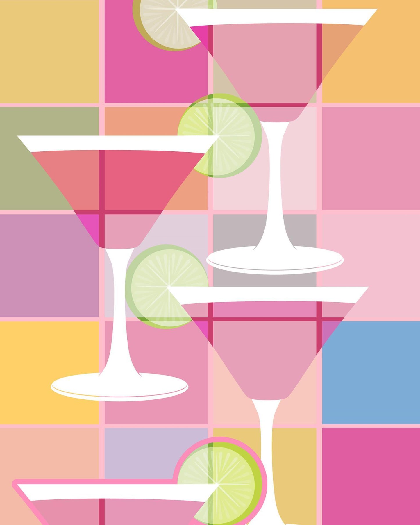 Lime Rim - Pink