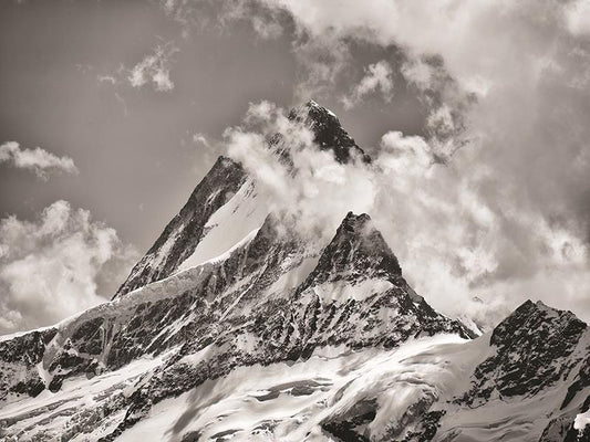 The Schreckhorn In The Bernese Alps By Martin Podt Photography - Gray