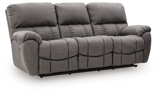 Bakerstein - Power Recline Sofa With Adjustable Headrest - Galaxy