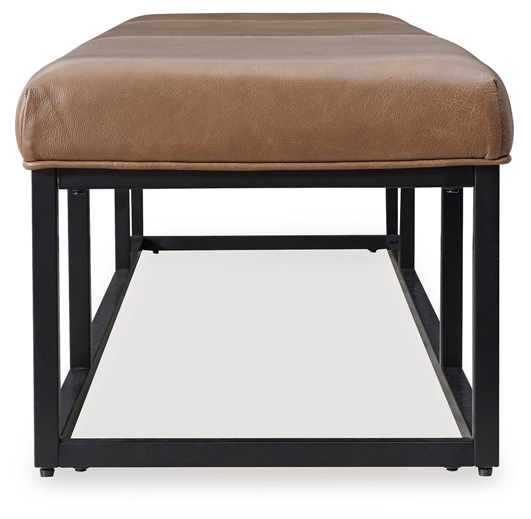 Joston - Accent Bench - Caramel