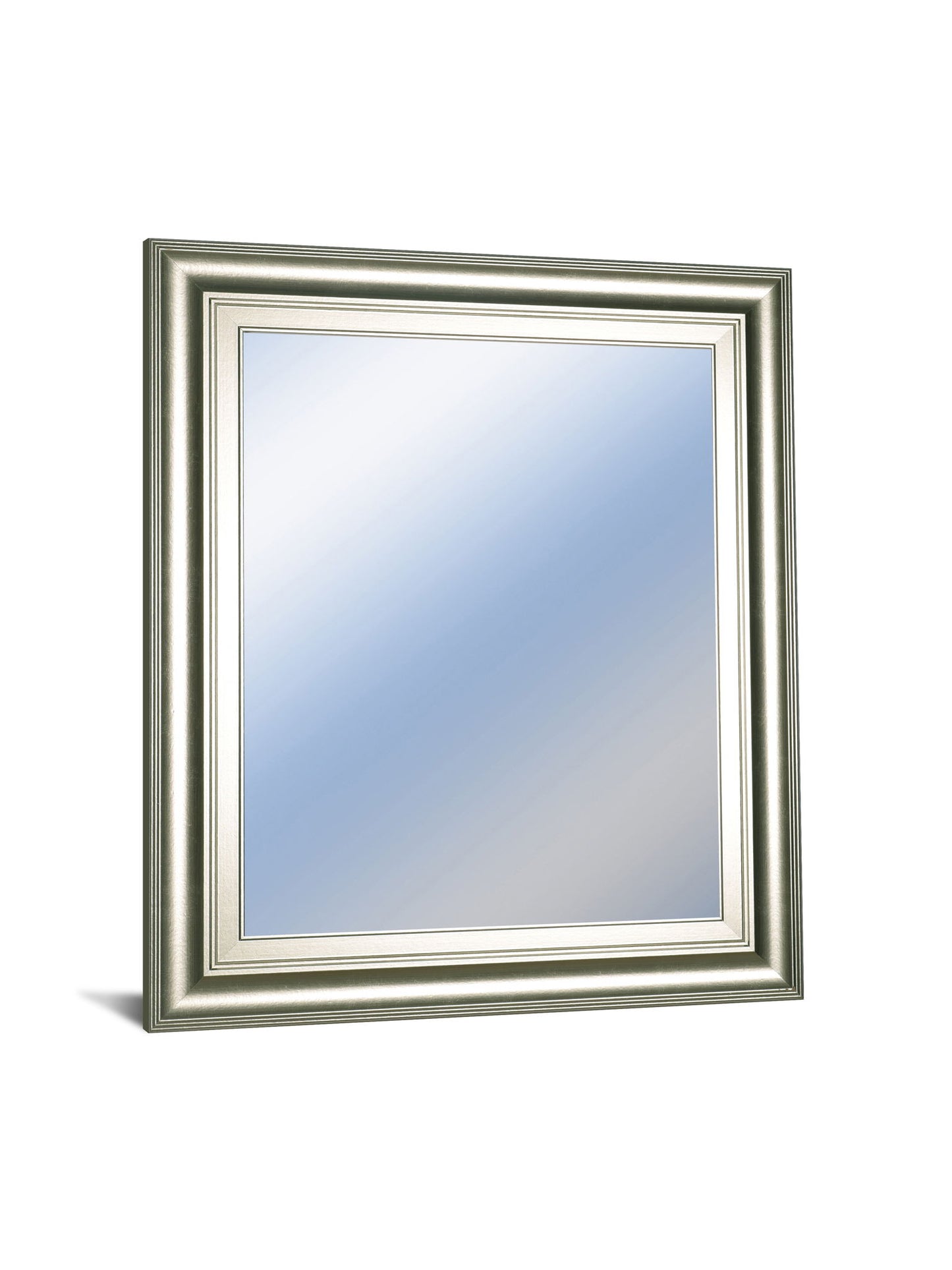 22x26 Decorative Framed Wall Mirror By Classy Art Promotional Mirror Frame #42 - Silver
