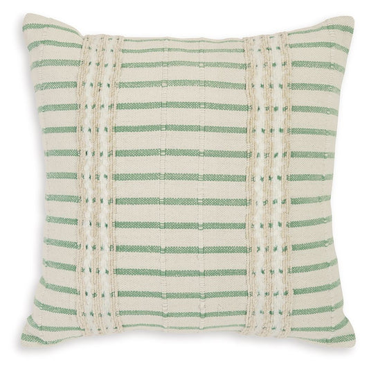 Rowton - Pillow (Set of 4) - White / Green