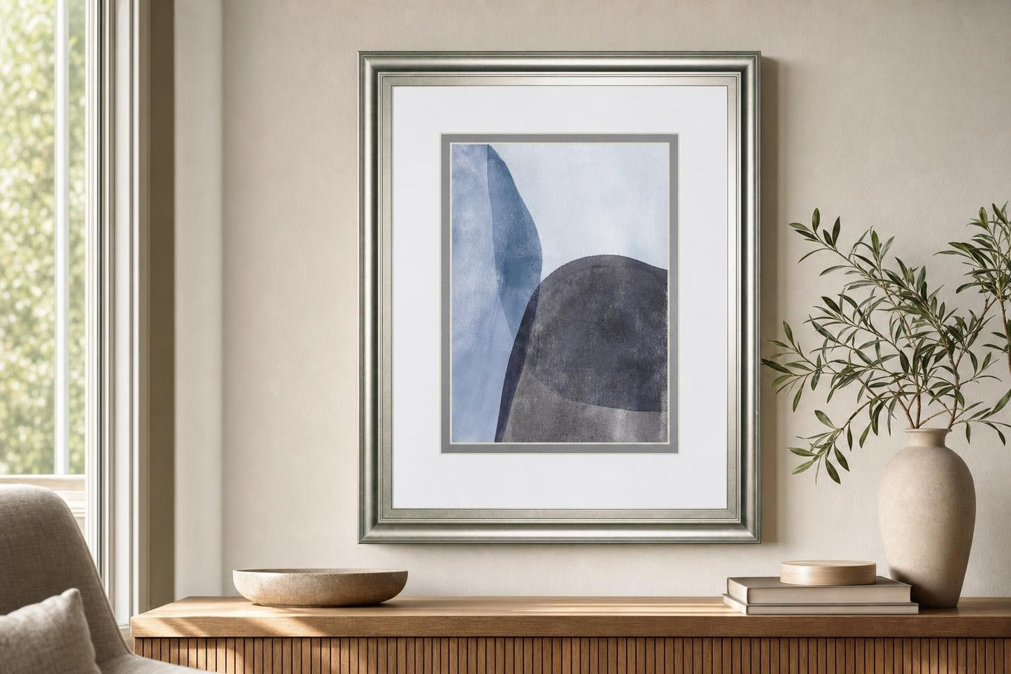 34x40 Quake II By Emma Caroline - Blue
