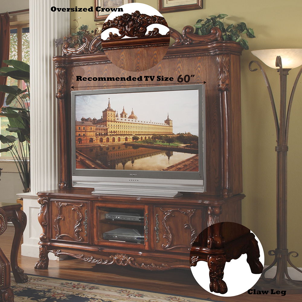 Dresden - 81" Entertainment Center - Cherry Oak