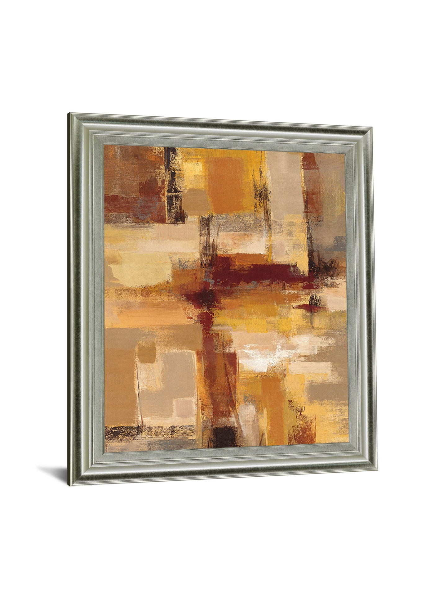 Gold Horizon - 28" x 34" Framed Wall Art - Gold