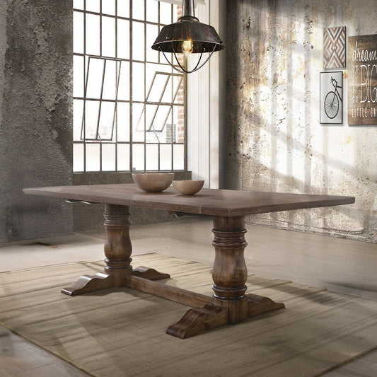 Leventis - Dining Table - Weathered Oak