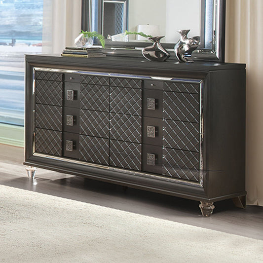 Sawyer - Dresser - Metallic Gray