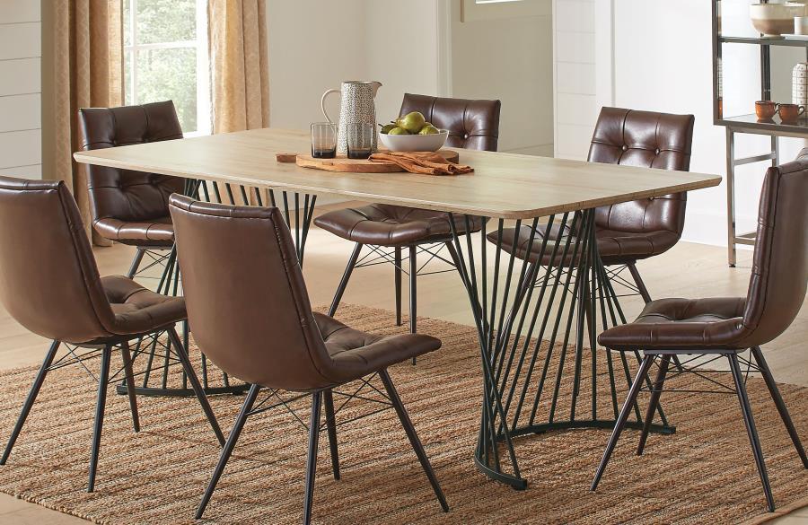 Altus - Composite Wood Dining Table - Natural Oak
