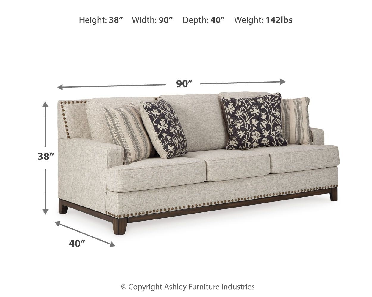Ballina - Sofa - Linen