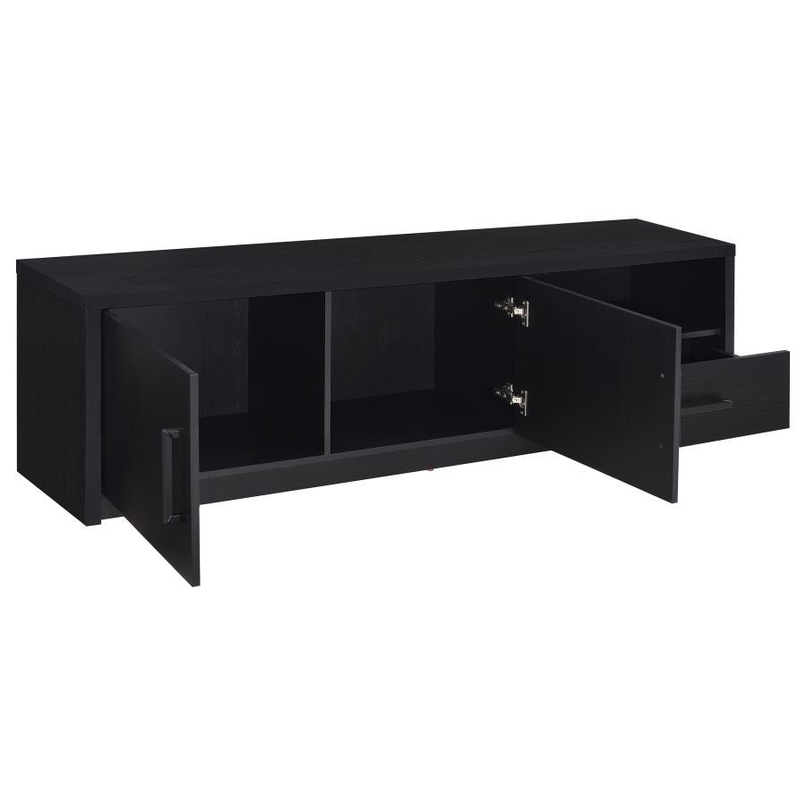 Murray - 70" 2-Door TV Stand Media Console - Black