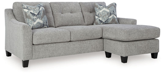 Keenelynn - Sofa Chaise - Nickel