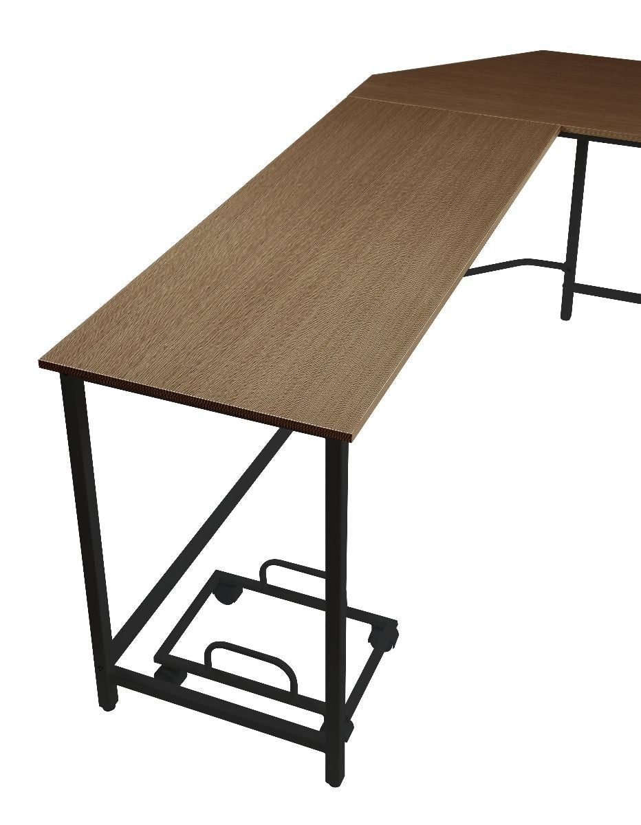 Bambina - Computer Desk - Oak & Black