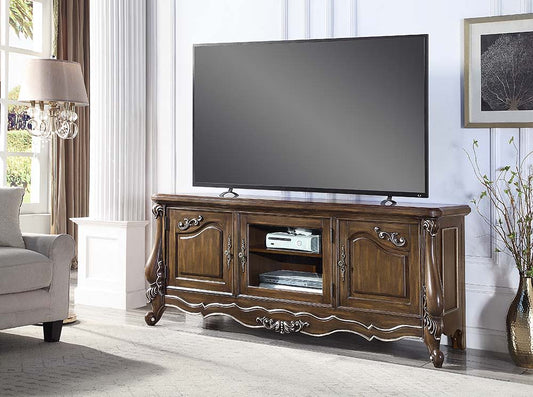Latisha - TV Stand - Antique Oak
