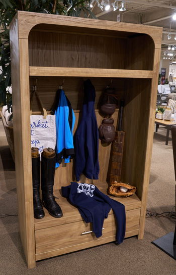 Dovander - Hall Tree With Storage Bench - Brown