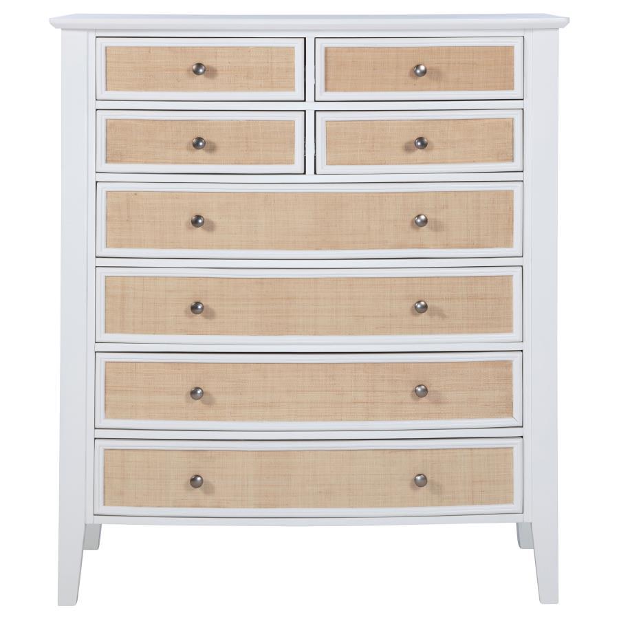 Bexhill - 8-Drawer Chest Of Drawers - White