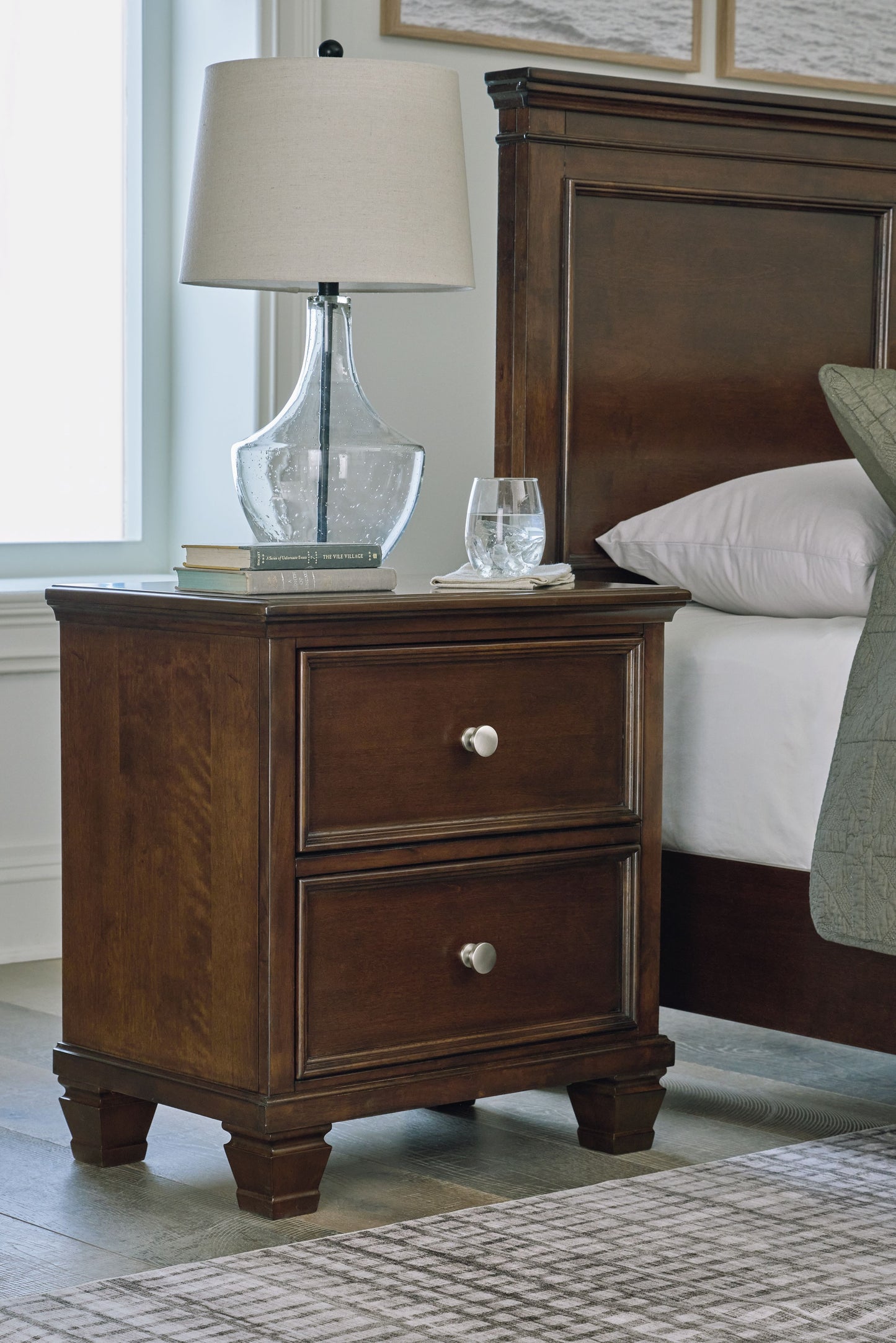 Danabrin - Two Drawer Nightstand - Brown