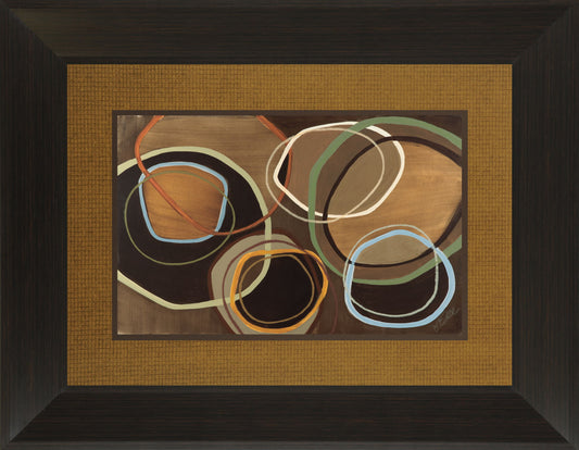 14 Friday I By Jeni Lee - Framed Print Wall Art - Light Brown