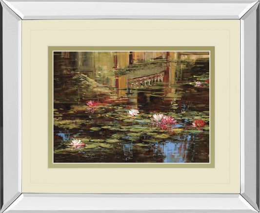 Classical Reflections By P. Panossian - Mirror Framed Print Wall Art - Pink