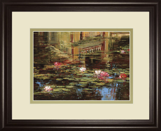 Classical Reflections By P. Panossian - Framed Print Wall Art - Pink