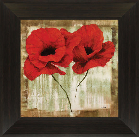 Red Hot By Timo - Framed Print Wall Art - Red