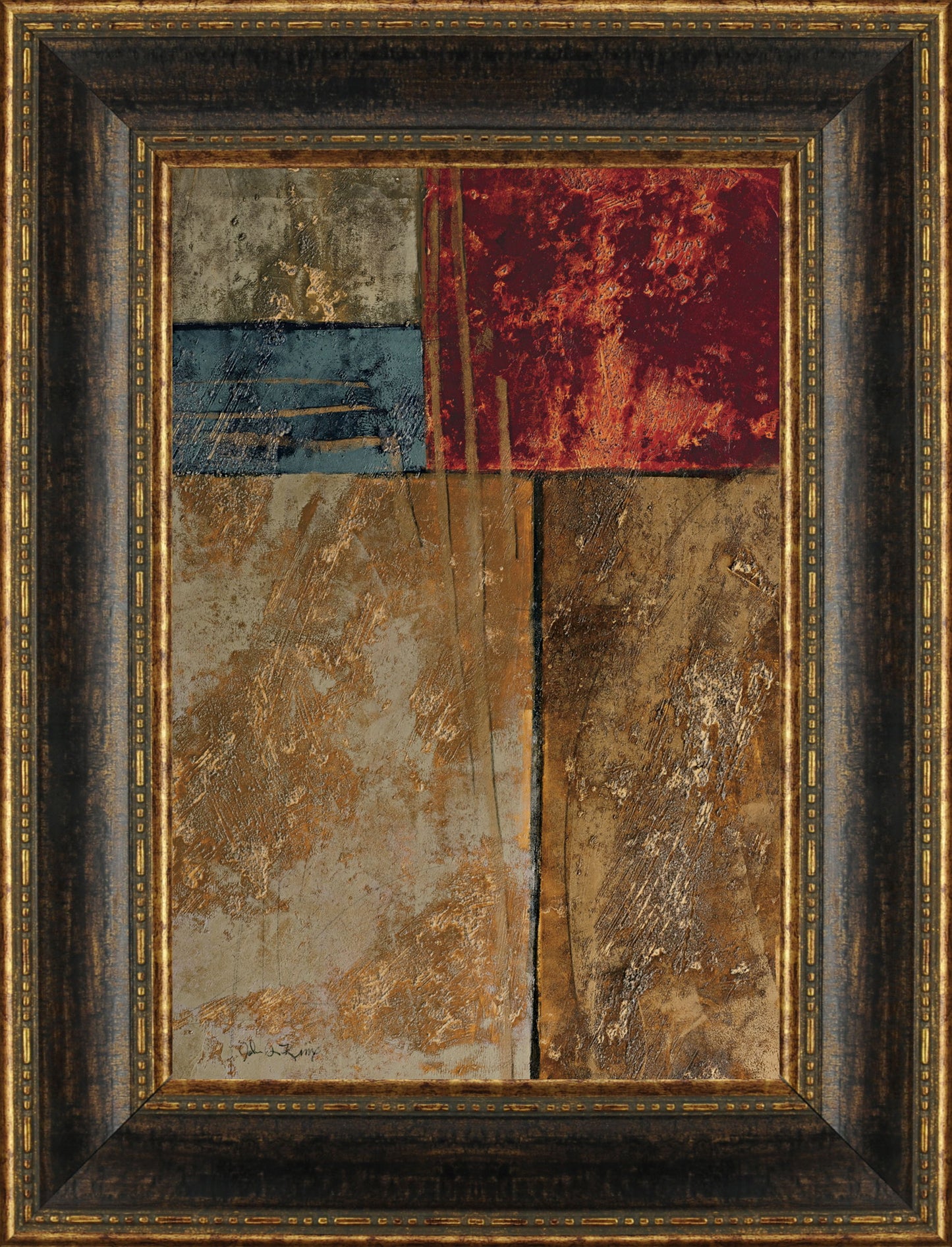 Organic Industries I By John Kime - Framed Print Wall Art - Light Brown