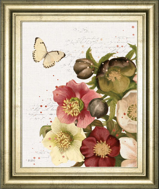 Vintage Petals II By Katie Pertiet - Framed Print Wall Art