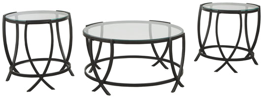 Tarrin - Occasional Table Set (Set of 3) - Black