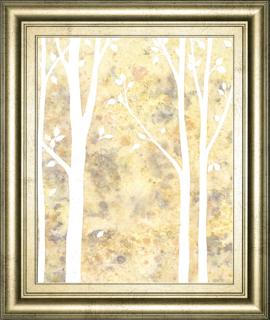 Simple State Il By Debbie Banks - Framed Print Wall Art - Yellow