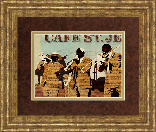 Cafe Saint Jean By Kyle Mosher - Framed Print Wall Art - Gald