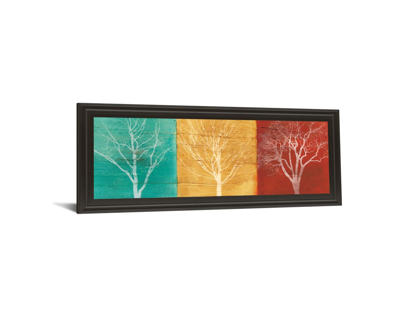 Fallen Leaves By Stephane Fontaine - Framed Print Wall Art - Red