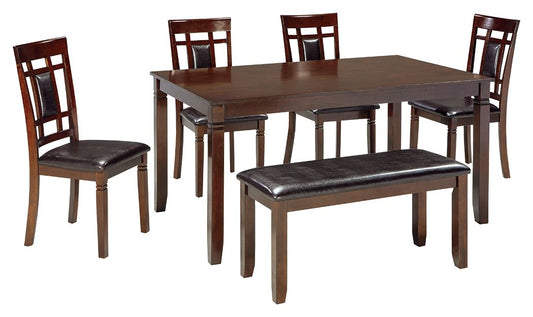 Bennox - Dining Room Table Set (Set of 6) - Brown
