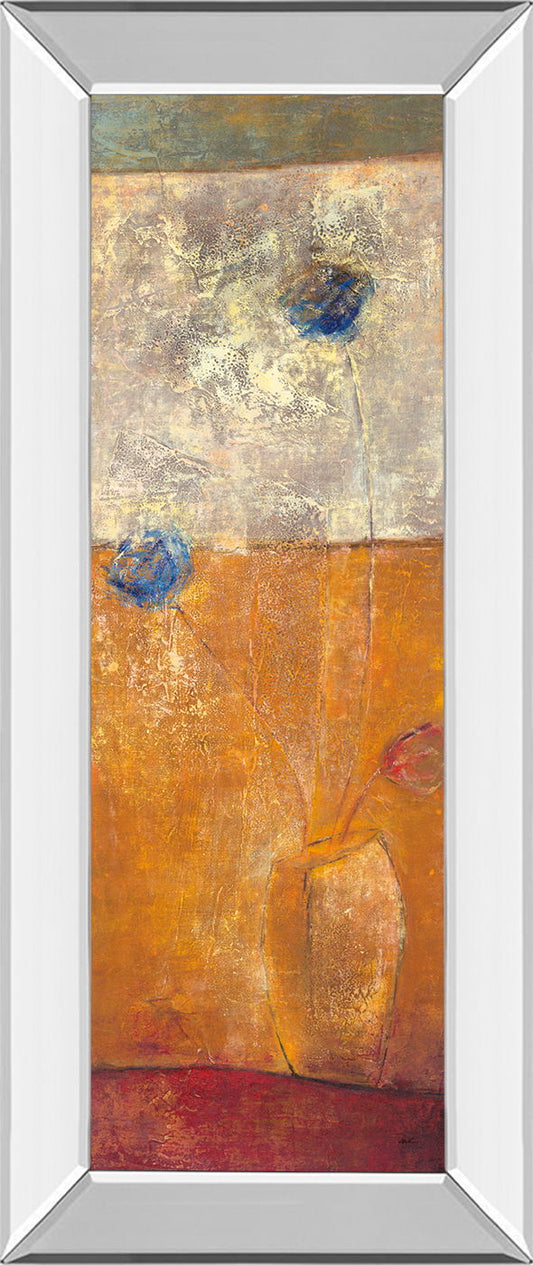 May I By Volk - Mirror Framed Print Wall Art - Orange