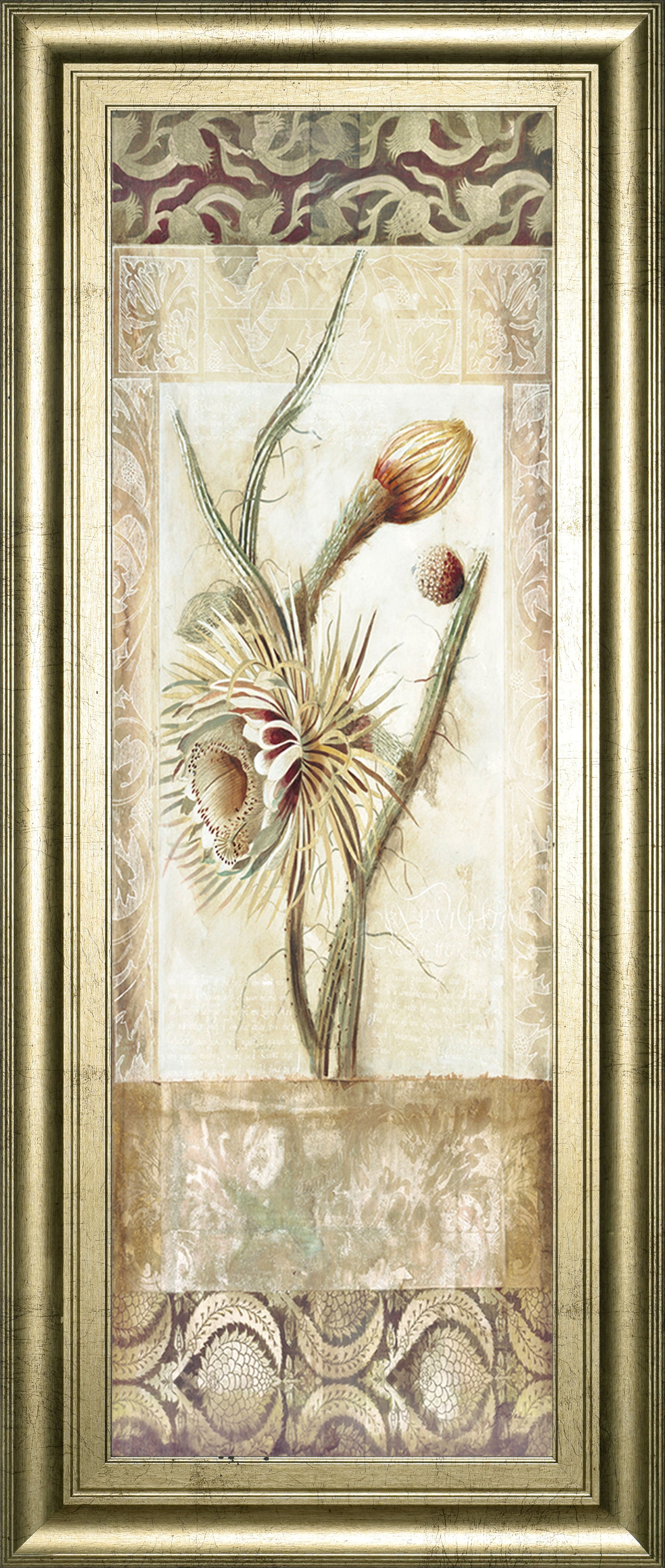 Fiorindo Vita Il By Douglas Framed Print Wall Art - Beige