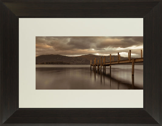 Piece Of Mind By Assaf Frank - Framed Print Wall Art - Light Brown