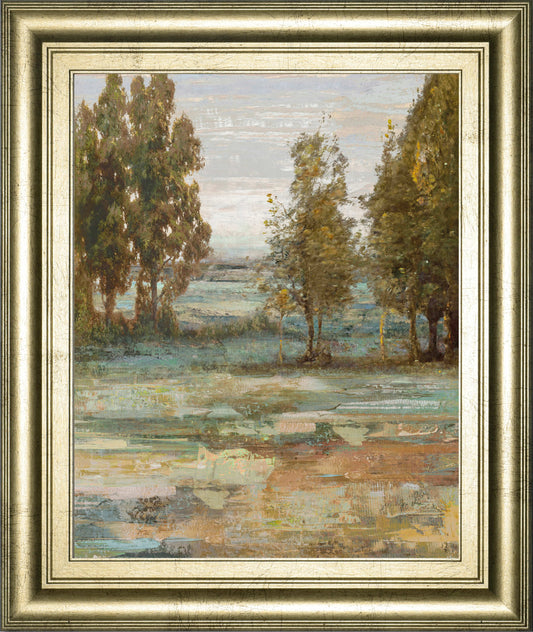 Prairie Grove I By Paul Duncan - Framed Print Wall Art - Green