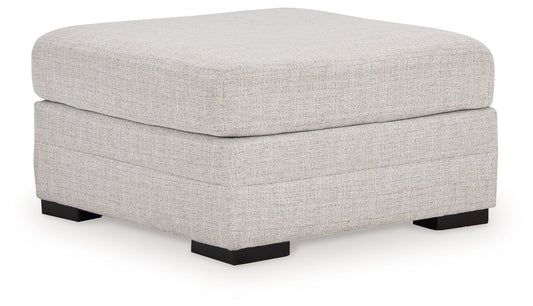 Koralynn - Oversized Accent Ottoman - Stone