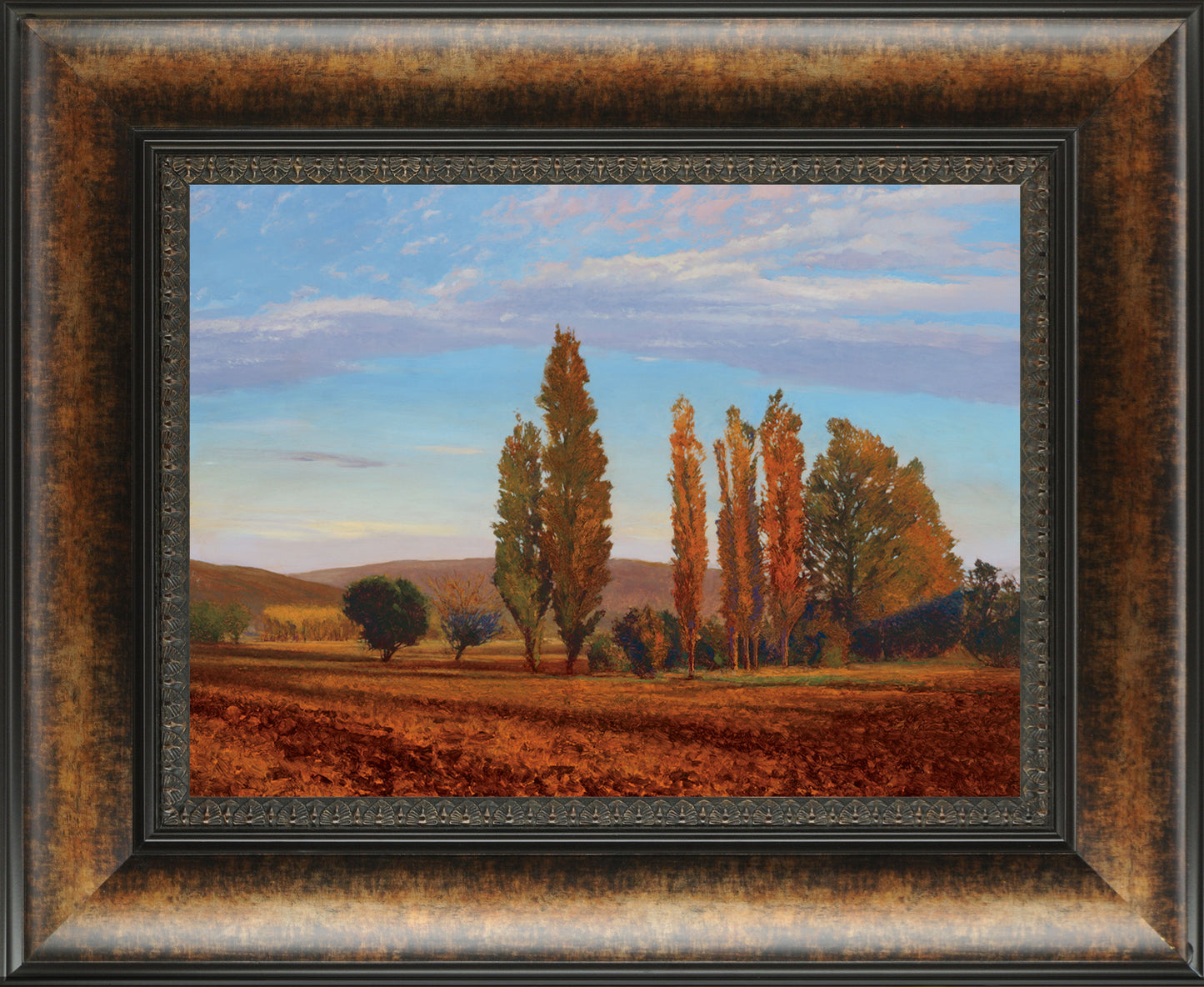 Chiana By Kent Lovelace - Framed Print Wall Art - Blue