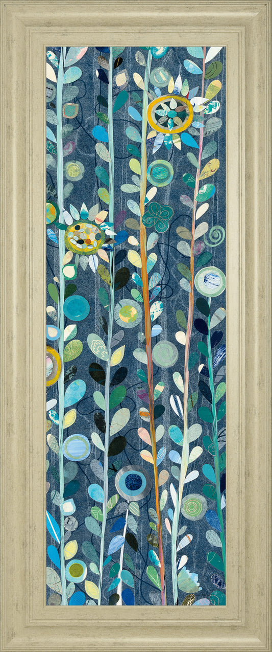 Navy Blue Sky III By Candra Boggs - Framed Print Wall Art - Blue