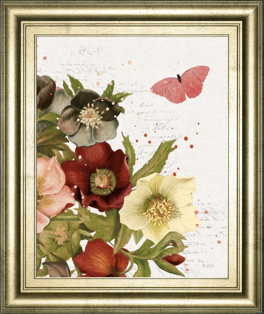 Vintage Petals III By Katie Pertiet - Framed Print Wall Art