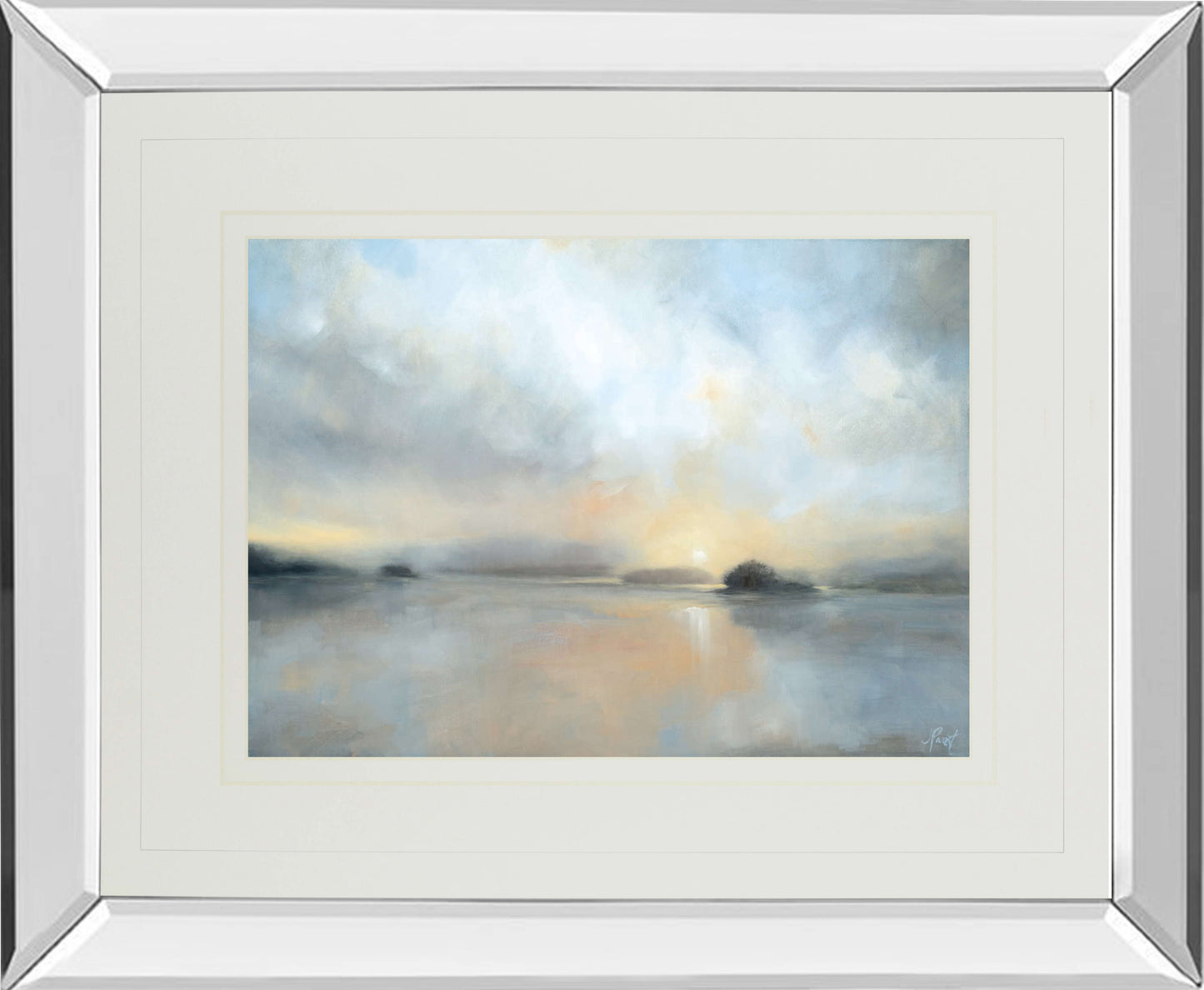 December Mists By Joanne Parent - Print Wall Art - Blue
