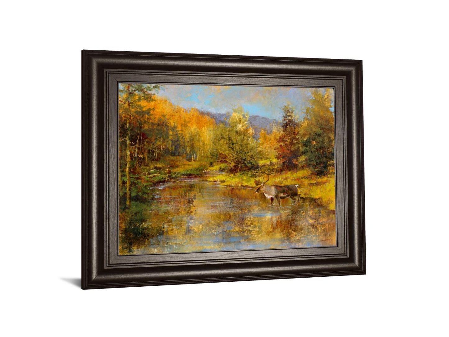 Magnificent Valley By Longo - Framed Print Wall Art - Yellow