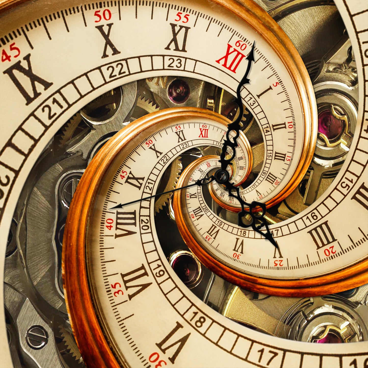 Framed Small - Roman Times - Light Brown