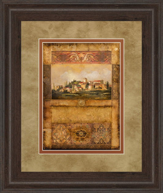 Centimento I By Douglas - Framed Print Wall Art - Dark Brown