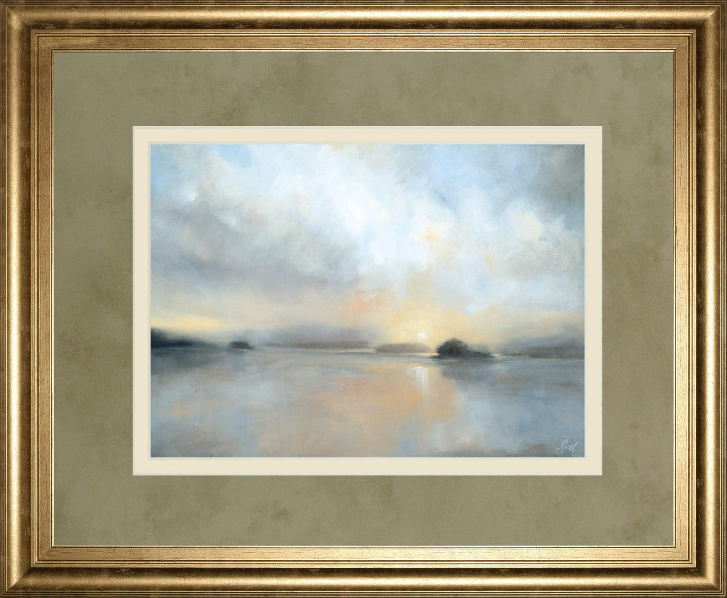 December Mists By Joanne Parent - Blue