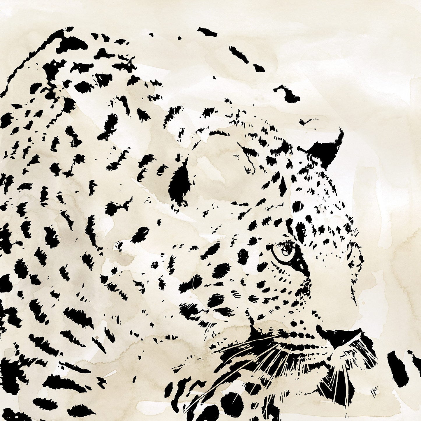 Small - Leopard Spots Iv By Carol Robinson - Beige