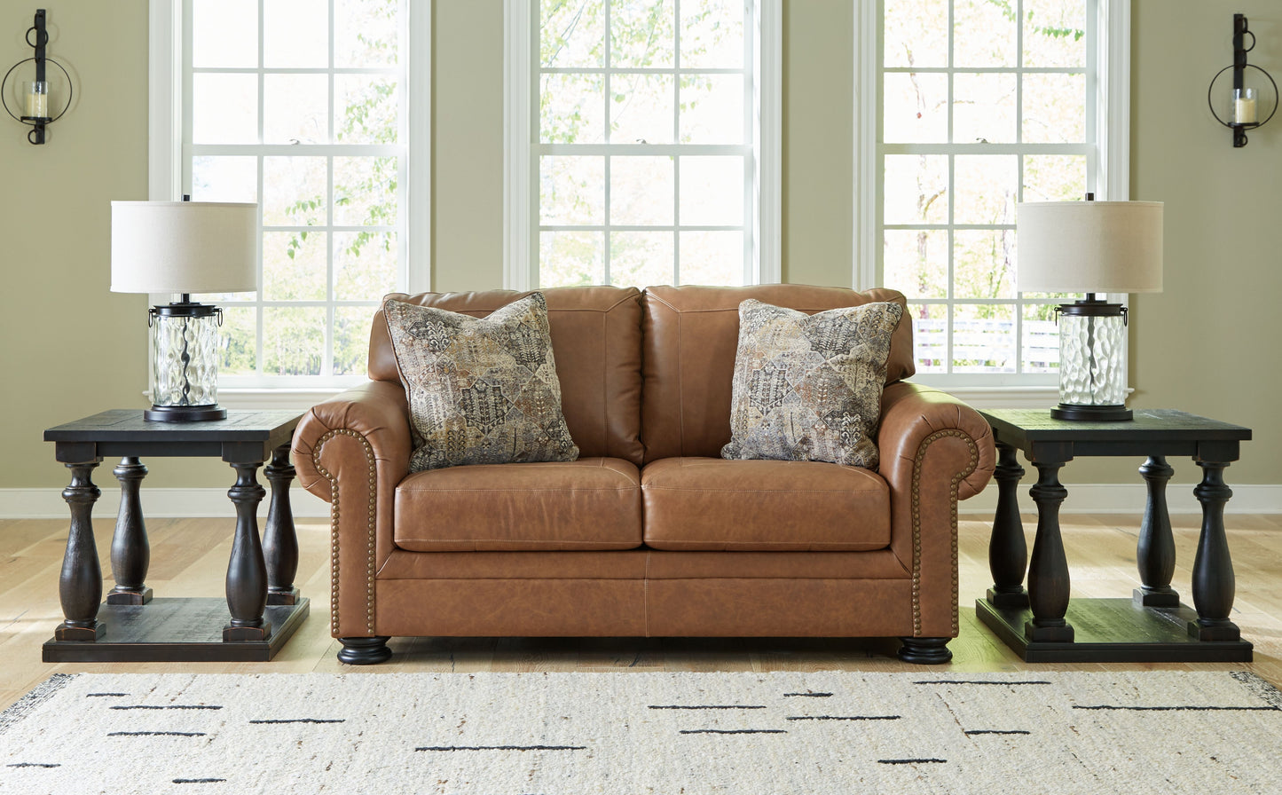 Carianna - Loveseat - Caramel
