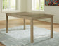 Calmoro - Rectangular Dining Room Extension Table - Gray